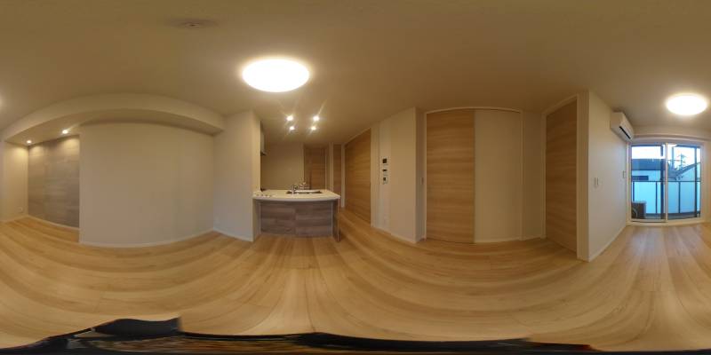 パノラマ画像リビング