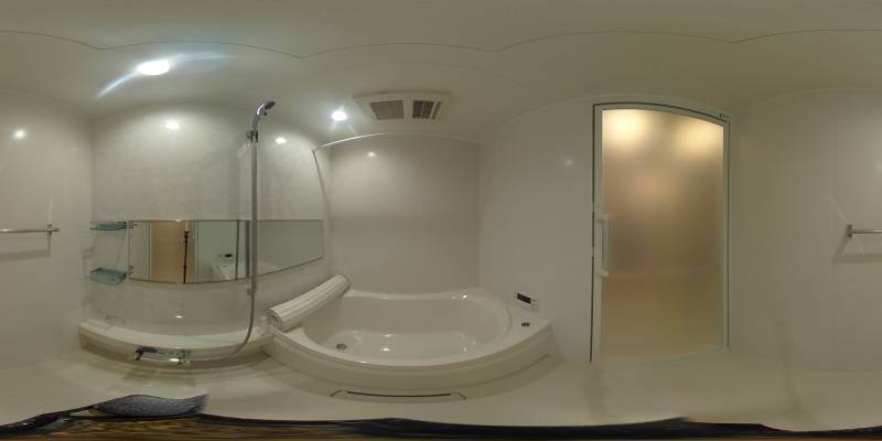 パノラマ画像バスルーム