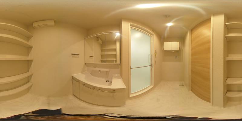 パノラマ画像洗面所