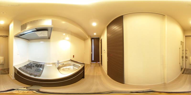 パノラマ画像キッチン