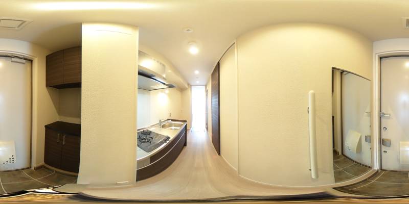 パノラマ画像玄関