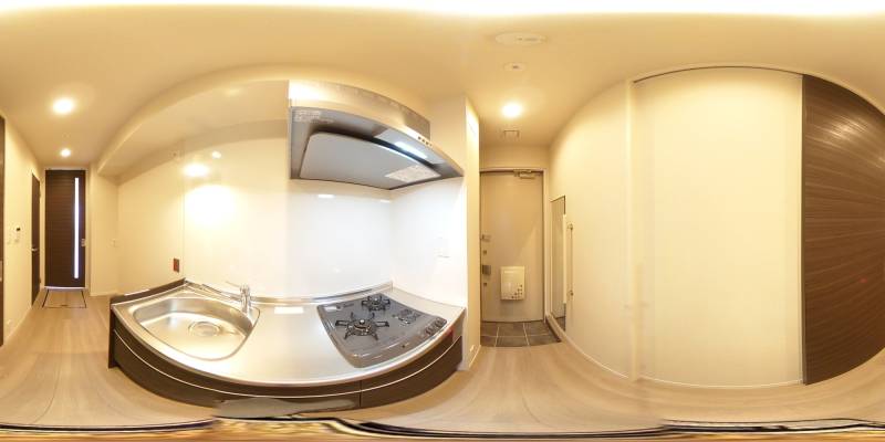 パノラマ画像キッチン