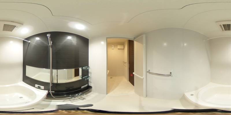 パノラマ画像バスルーム