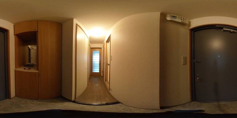 パノラマ画像玄関