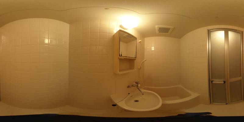 パノラマ画像バスルーム