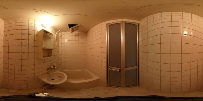 パノラマ画像バスルーム