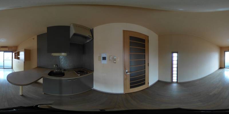 パノラマ画像キッチン
