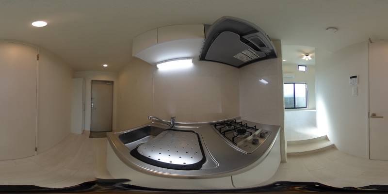 パノラマ画像キッチン