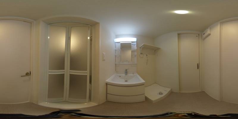 パノラマ画像洗面所