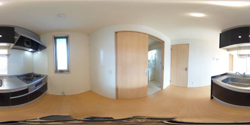 パノラマ画像キッチン