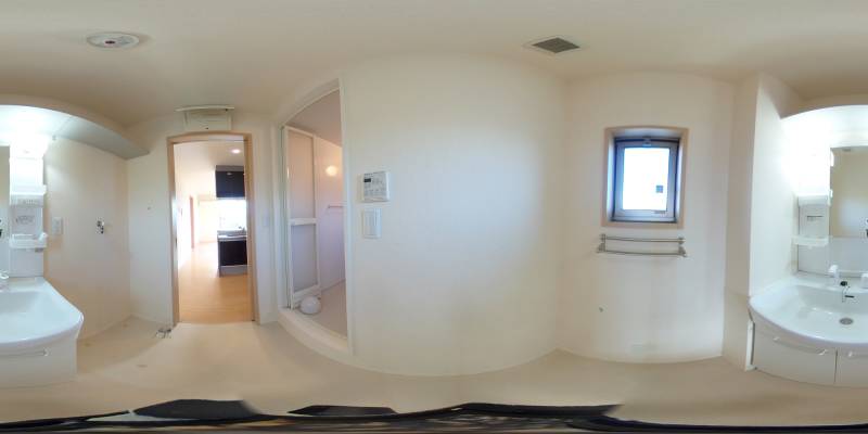 パノラマ画像洗面所