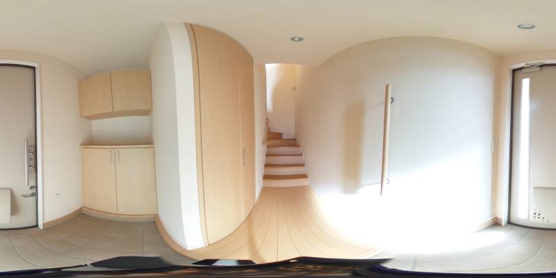 パノラマ画像玄関