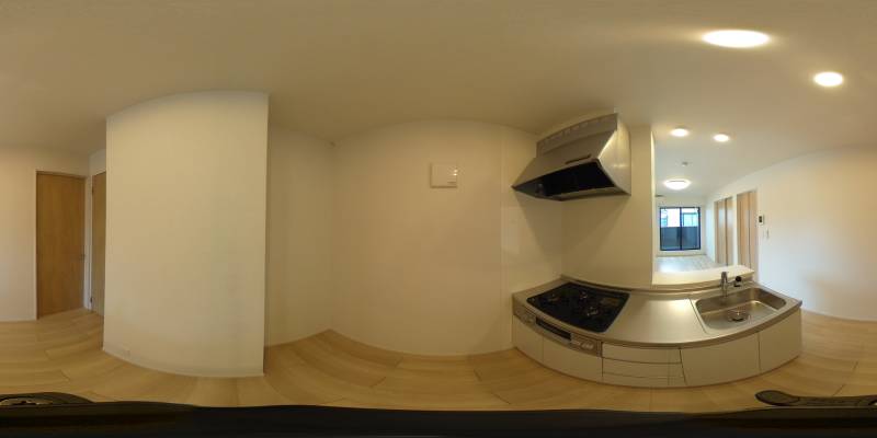 パノラマ画像キッチン