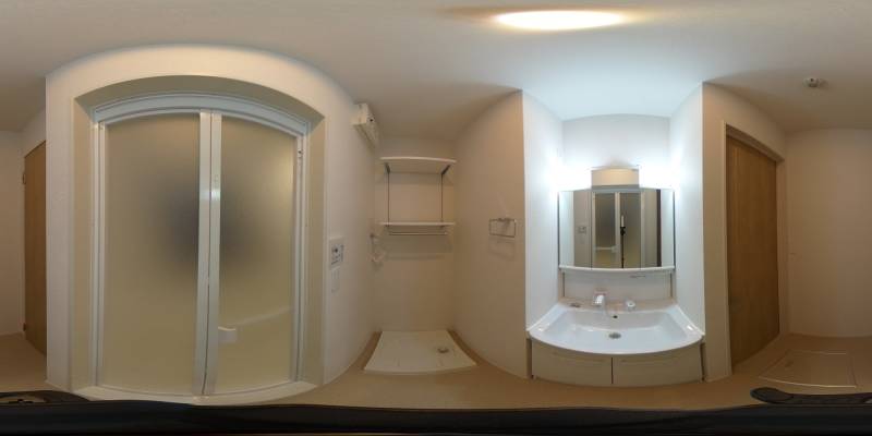 パノラマ画像洗面所