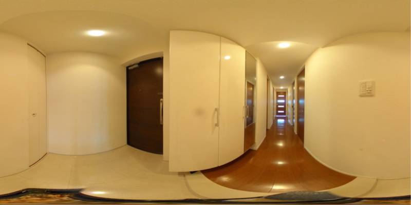 パノラマ画像玄関