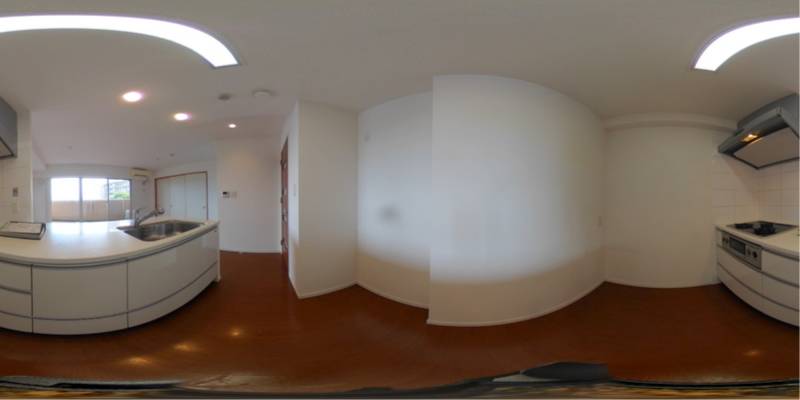 パノラマ画像キッチン