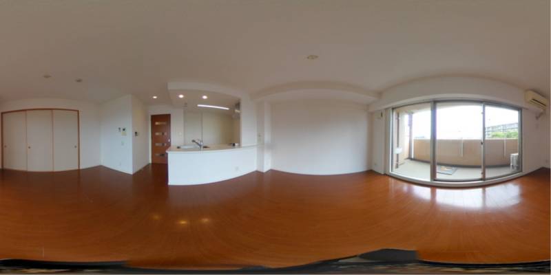 パノラマ画像リビング