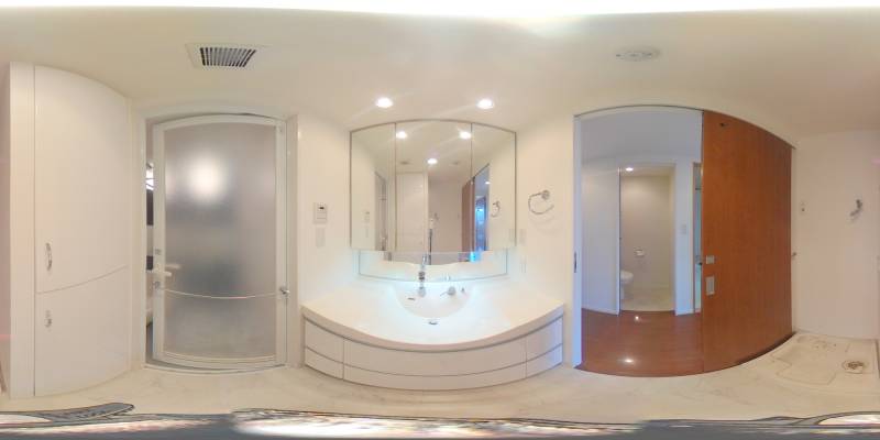 パノラマ画像洗面所