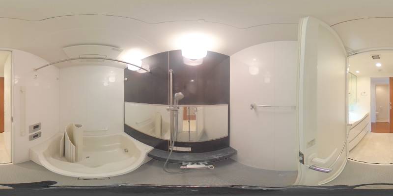 パノラマ画像バスルーム