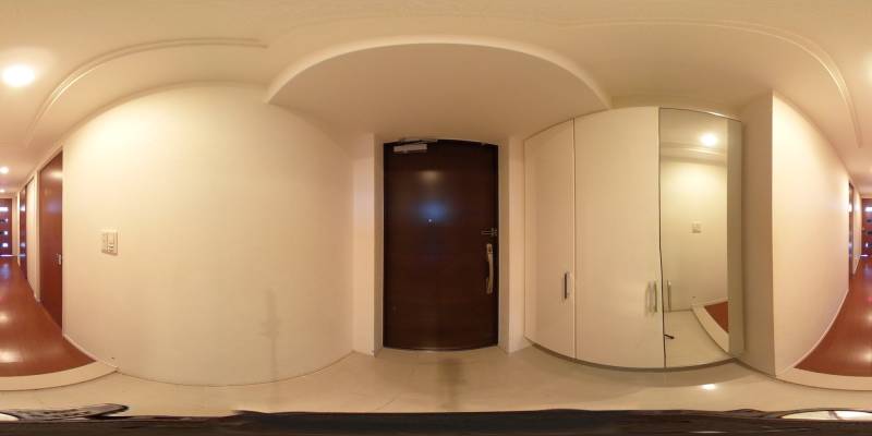 パノラマ画像玄関