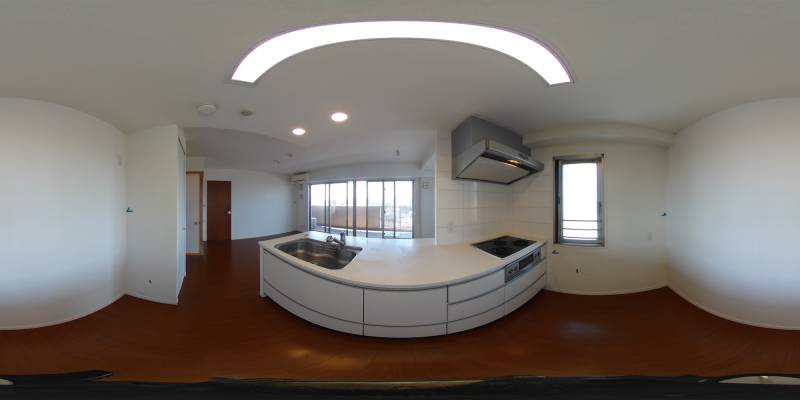 パノラマ画像キッチン