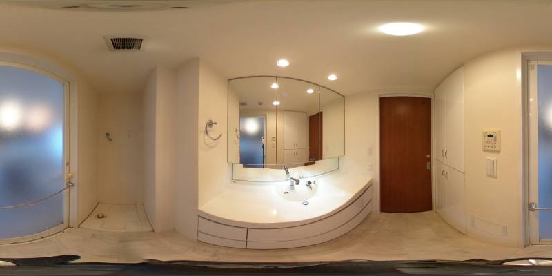 パノラマ画像洗面所