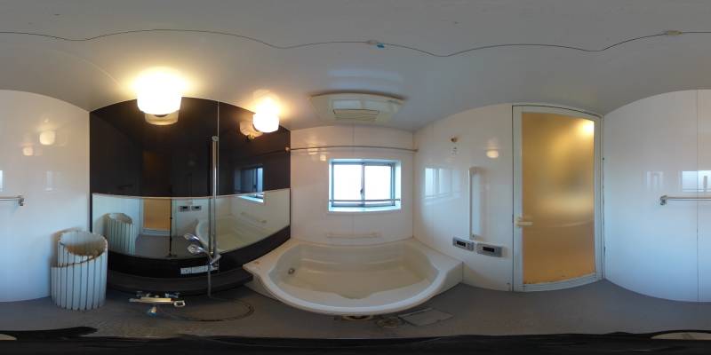 パノラマ画像バスルーム