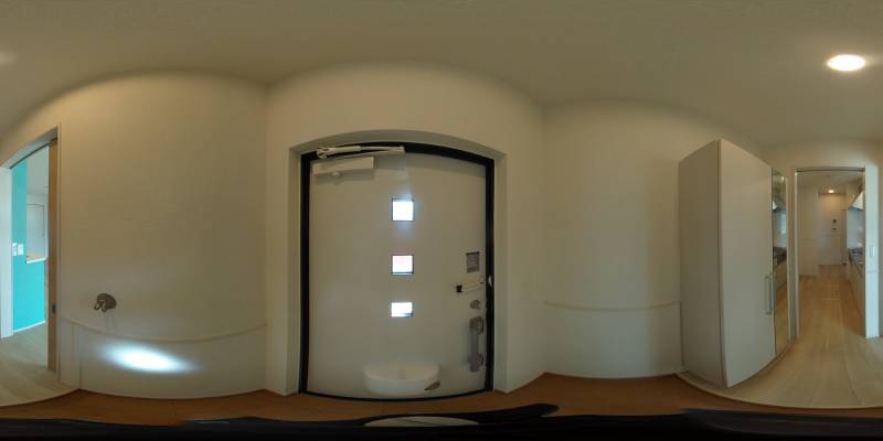 パノラマ画像玄関