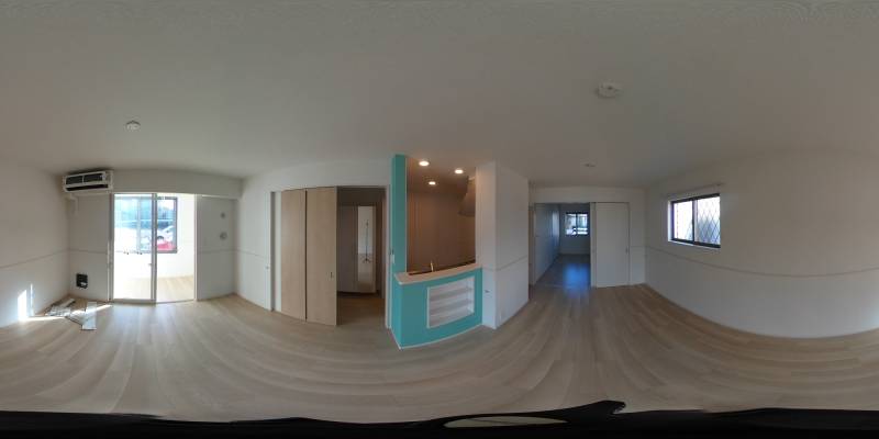 パノラマ画像リビング