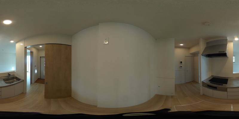 パノラマ画像キッチン