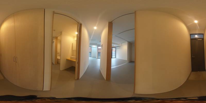 パノラマ画像玄関