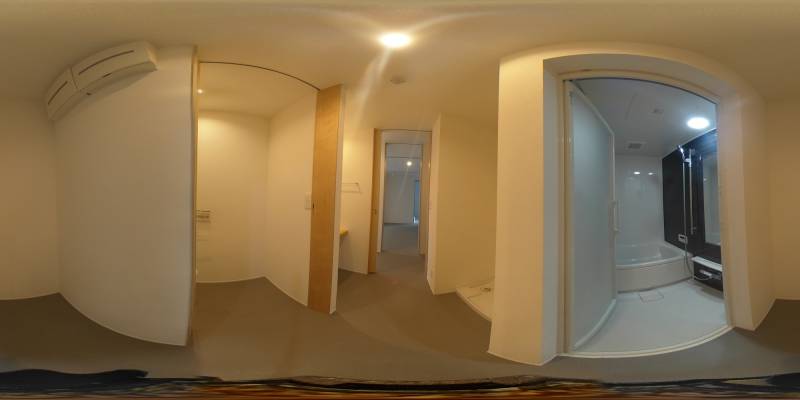 パノラマ画像バスルーム