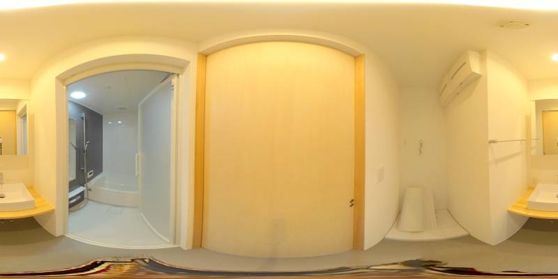 パノラマ画像洗面所