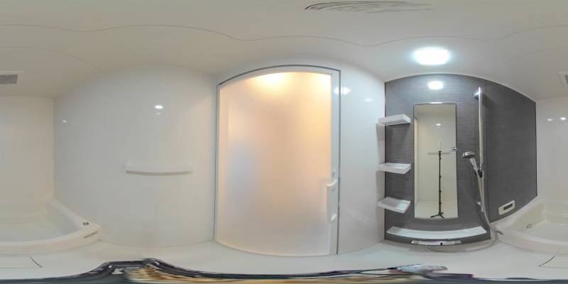 パノラマ画像バスルーム