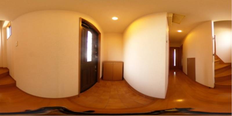 パノラマ画像玄関