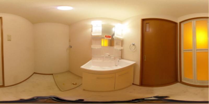 パノラマ画像洗面所