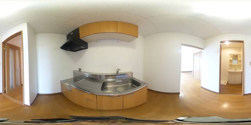 パノラマ画像キッチン