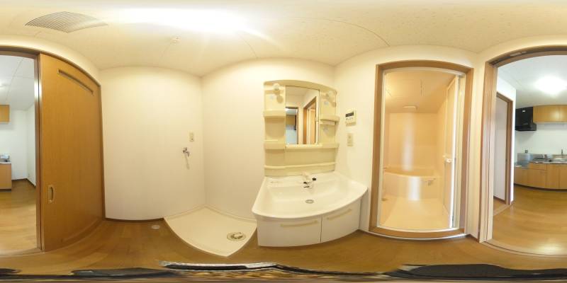 パノラマ画像洗面所