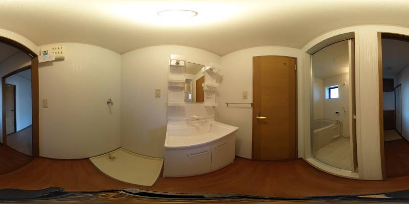 パノラマ画像洗面所