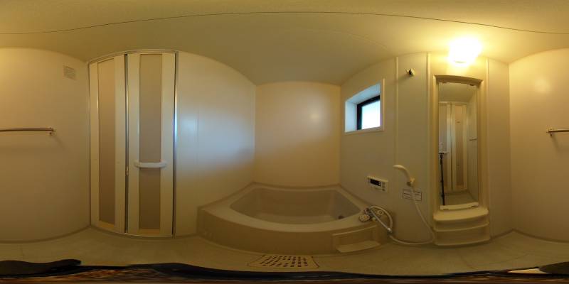 パノラマ画像バスルーム