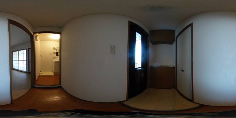 パノラマ画像玄関