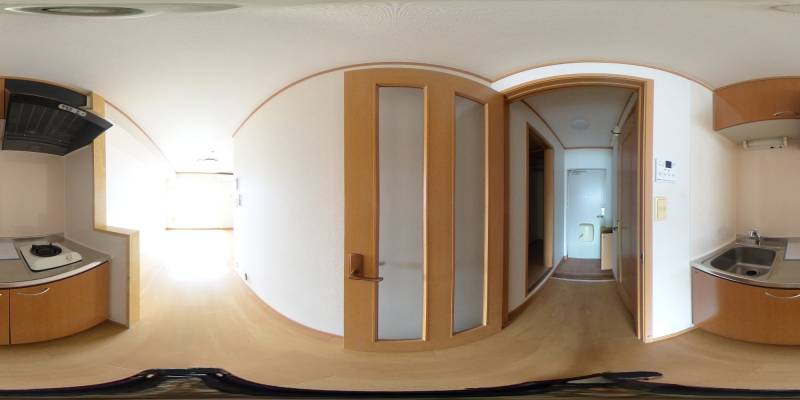 パノラマ画像キッチン