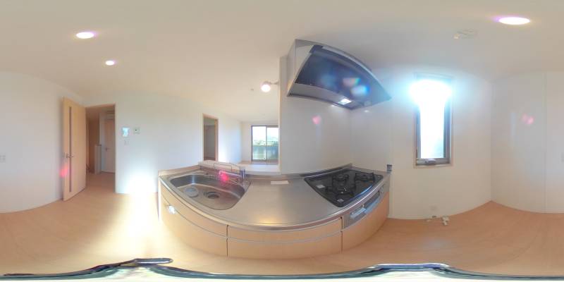 パノラマ画像キッチン