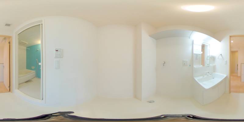 パノラマ画像洗面所