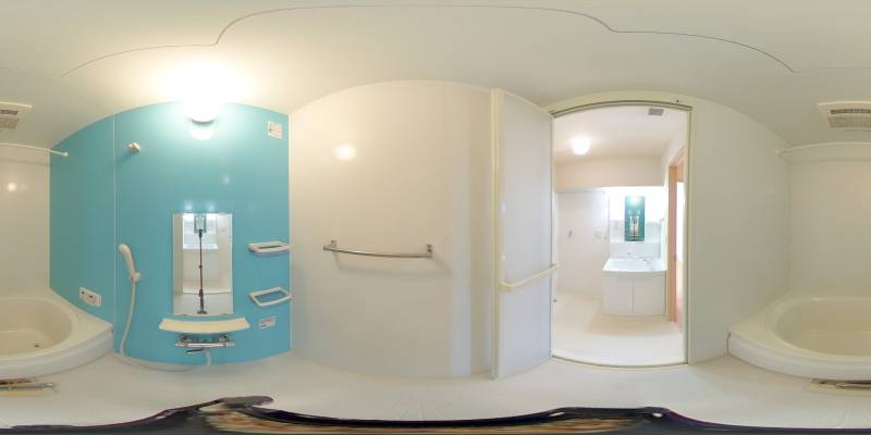 パノラマ画像バスルーム