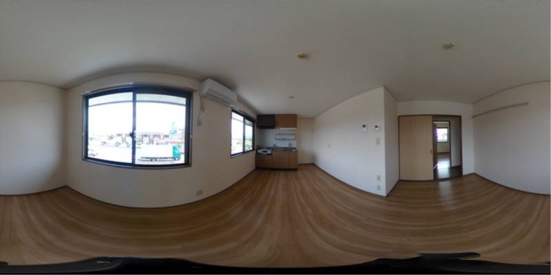 パノラマ画像リビング