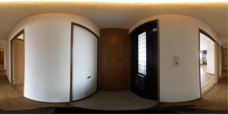 パノラマ画像玄関