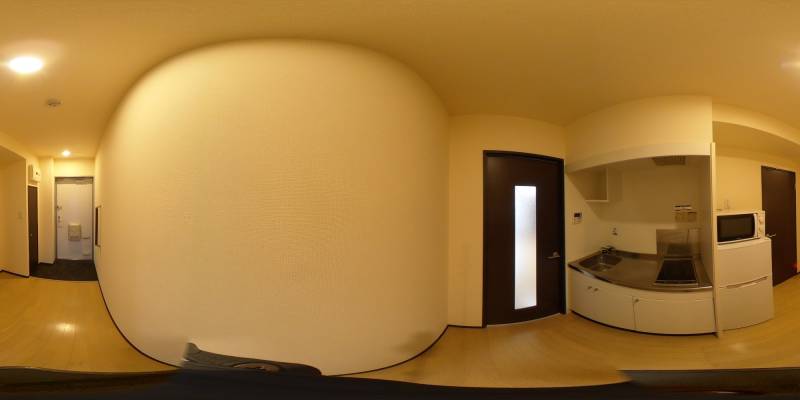 パノラマ画像キッチン