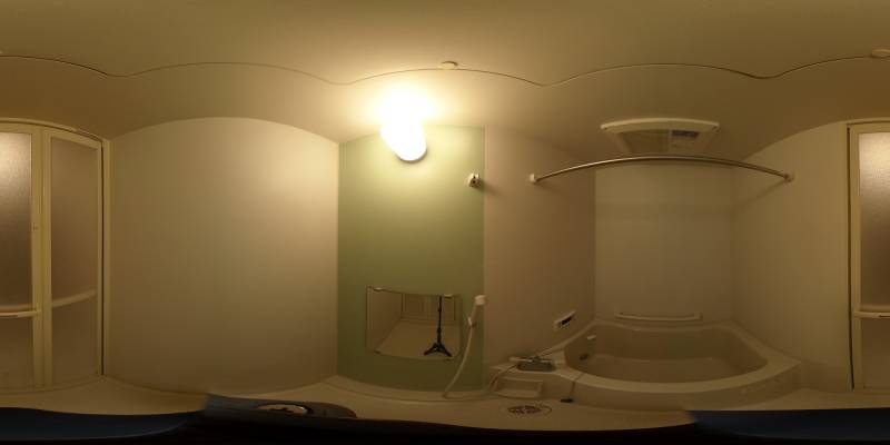 パノラマ画像バスルーム