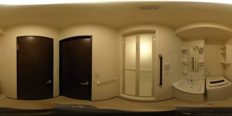 パノラマ画像洗面所
